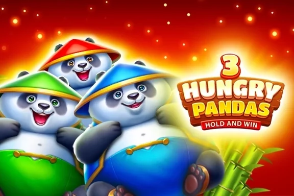 Capa do slot 3 Hungry Pandas